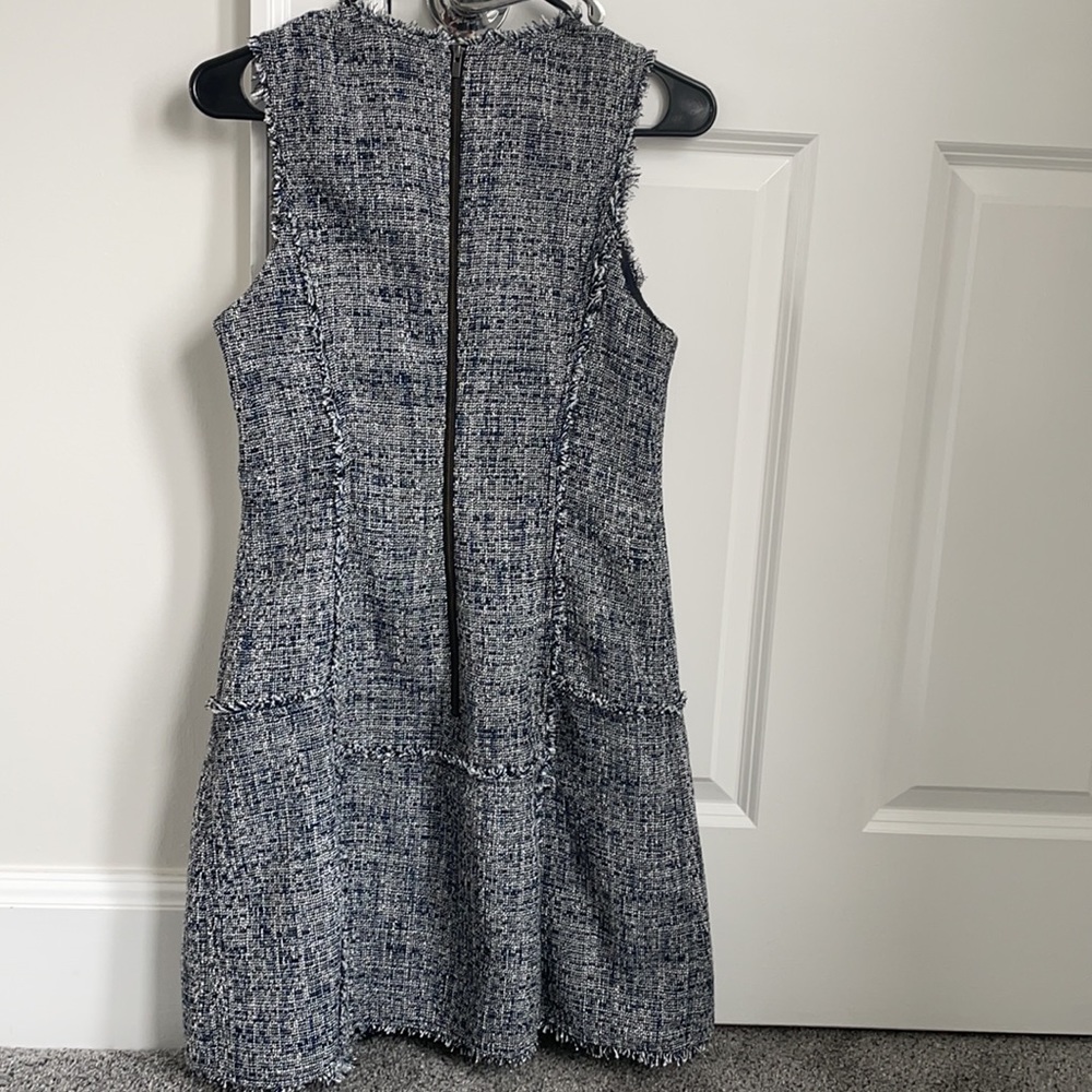 Banana republic shift dress blue Chanel style size 6 - Picture 6 of 8